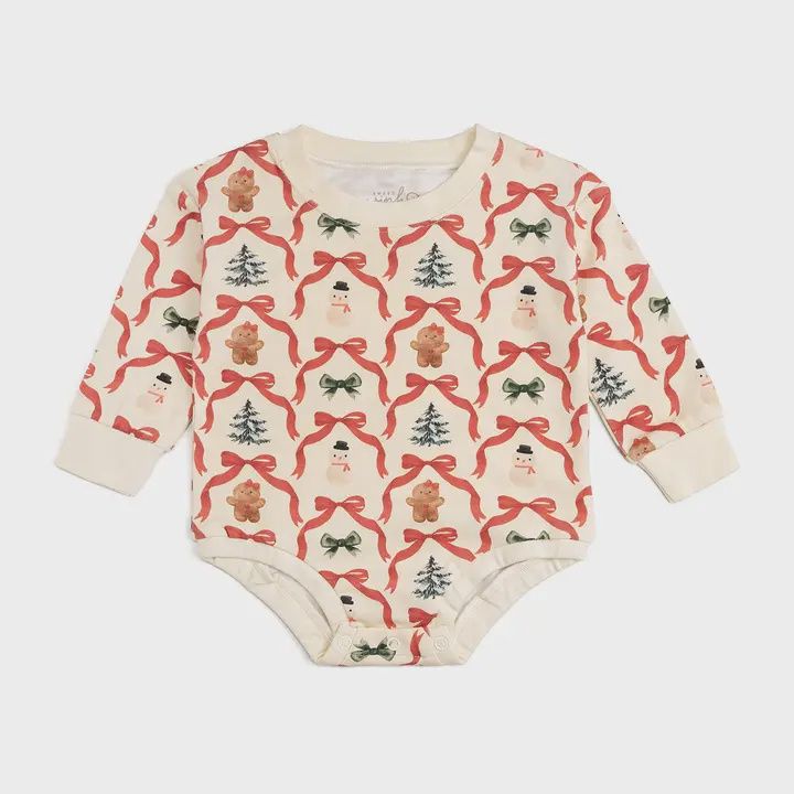 Christmas Cutie Long Sleeve Romper