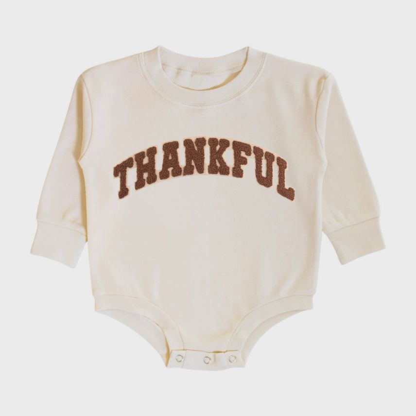 Thankful Patch Bubble Romper