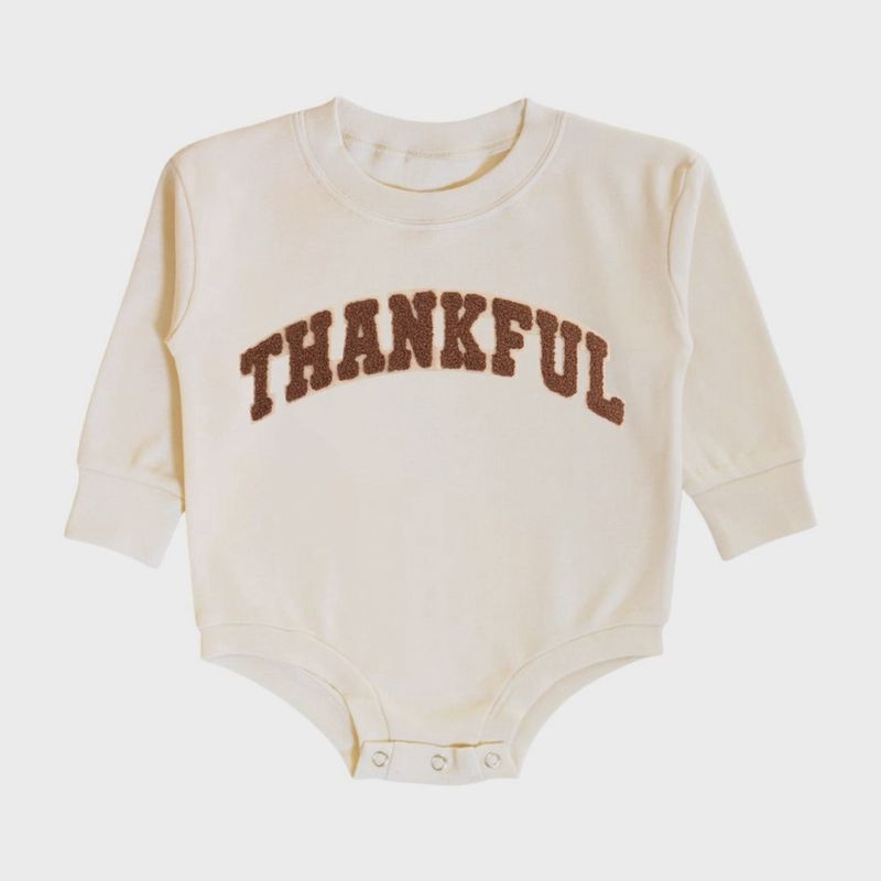 Thankful Patch Bubble Romper