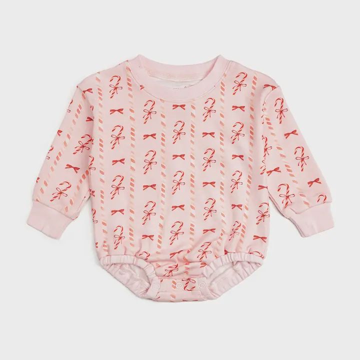 Candy Cane Lane Bubble Romper