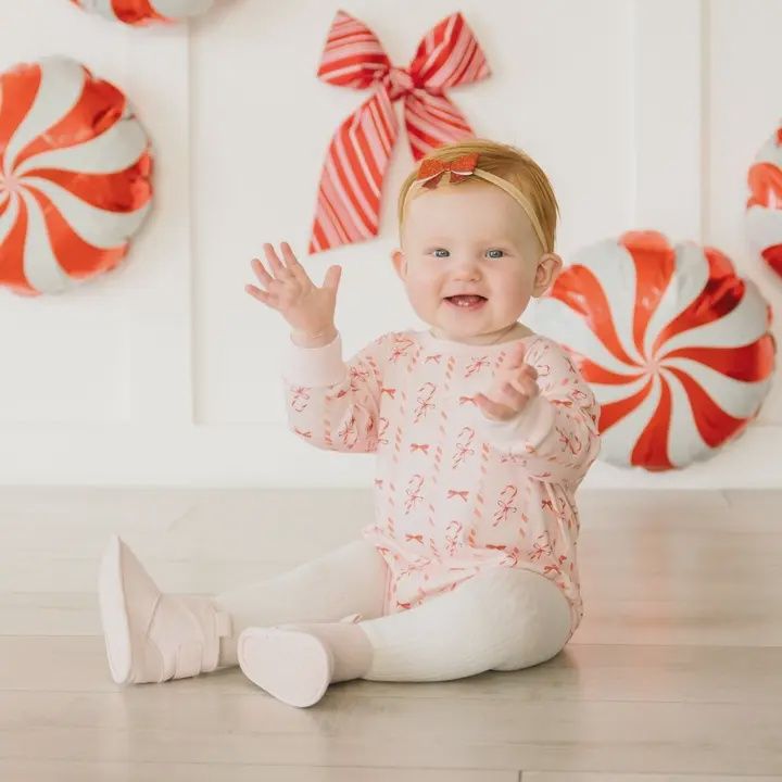 Candy Cane Lane Bubble Romper