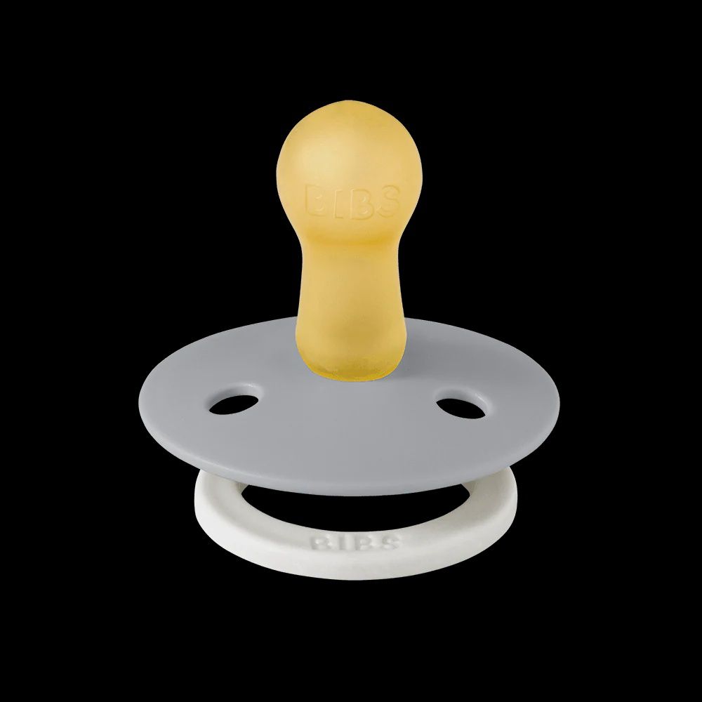 BIBS® Glow 2pk | Sage + Cloud, Shape: Round