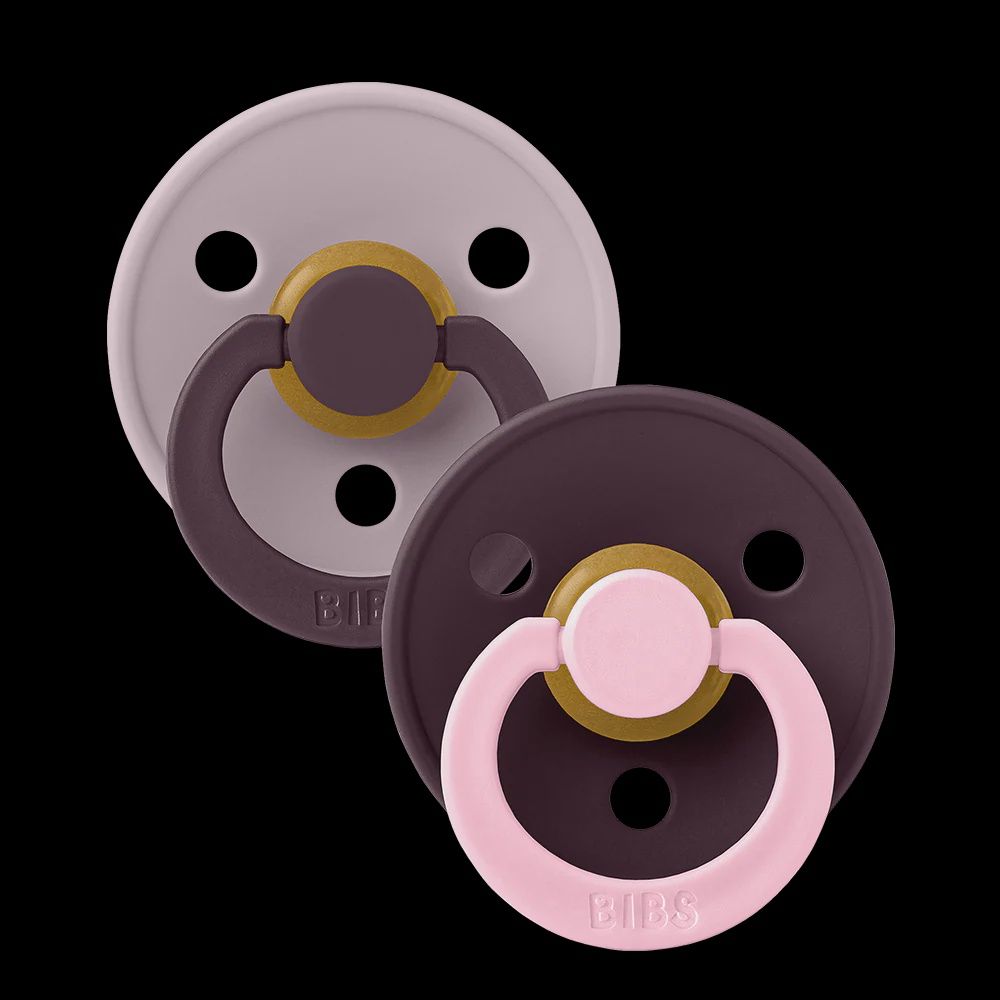 BIBS® 2pk Studio Colour | Dusky Lilac Plum Fusion