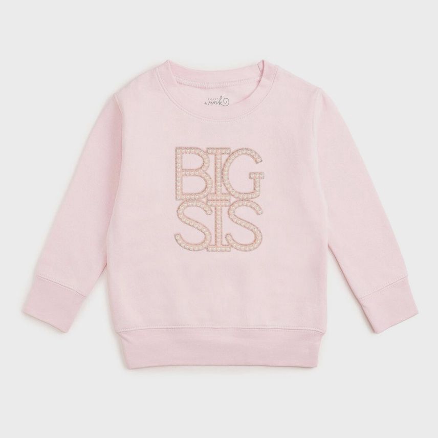 Big Sis Pearl Patch Sweatshirt