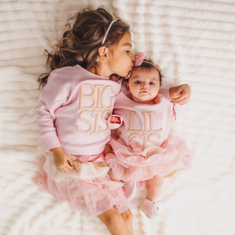 Big Sis Pearl Patch Sweatshirt