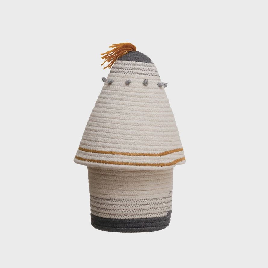 Rocket Rope Basket w/Lid