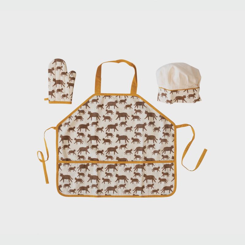 Child Apron w/ Chef Hat + Mitt SET | Jaguars