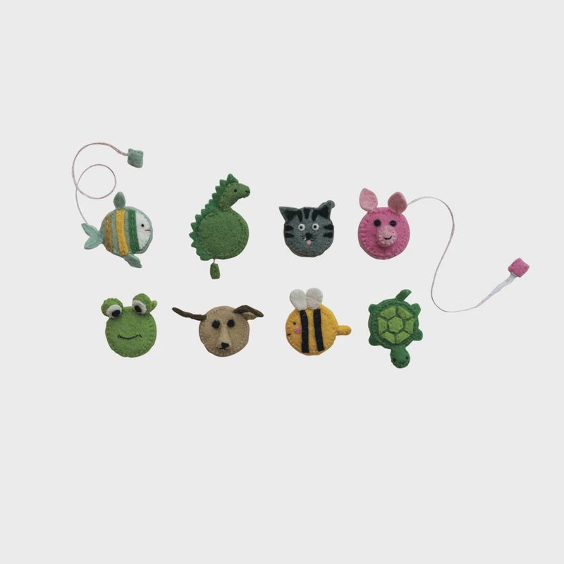 Handmade + Embroidered Animal Shaped Tape Measure