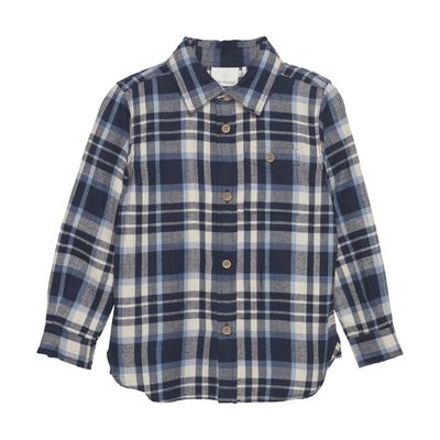 Check LS Shirt  | Parisian Night