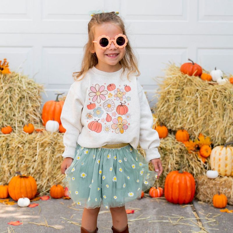 Pumpkin Daisy Sweatshirt