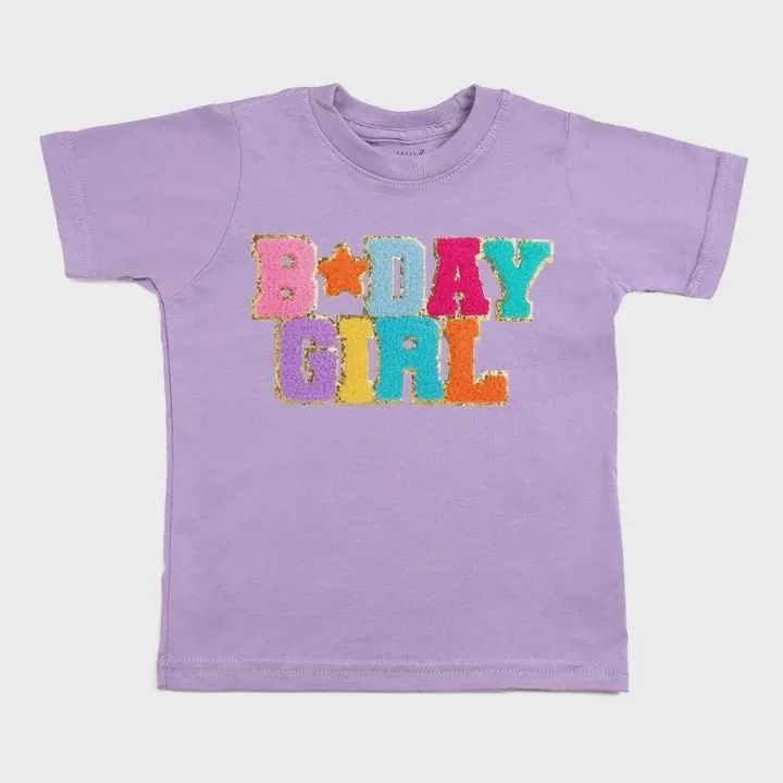 Birthday Girl Patch Short Sleeve
