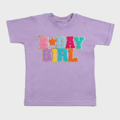 Birthday Girl Patch Short Sleeve