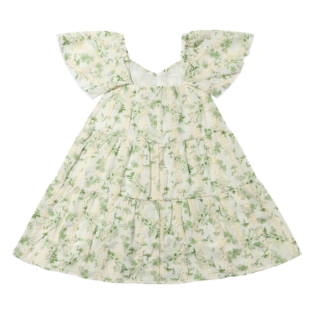Sierra  Dress | Green Print