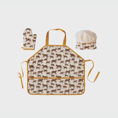 Child Apron w/ Chef Hat + Mitt SET | Jaguars