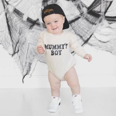 Mummy's Boy Halloween Romper