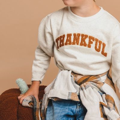 Thankful Patch Sweatshirt