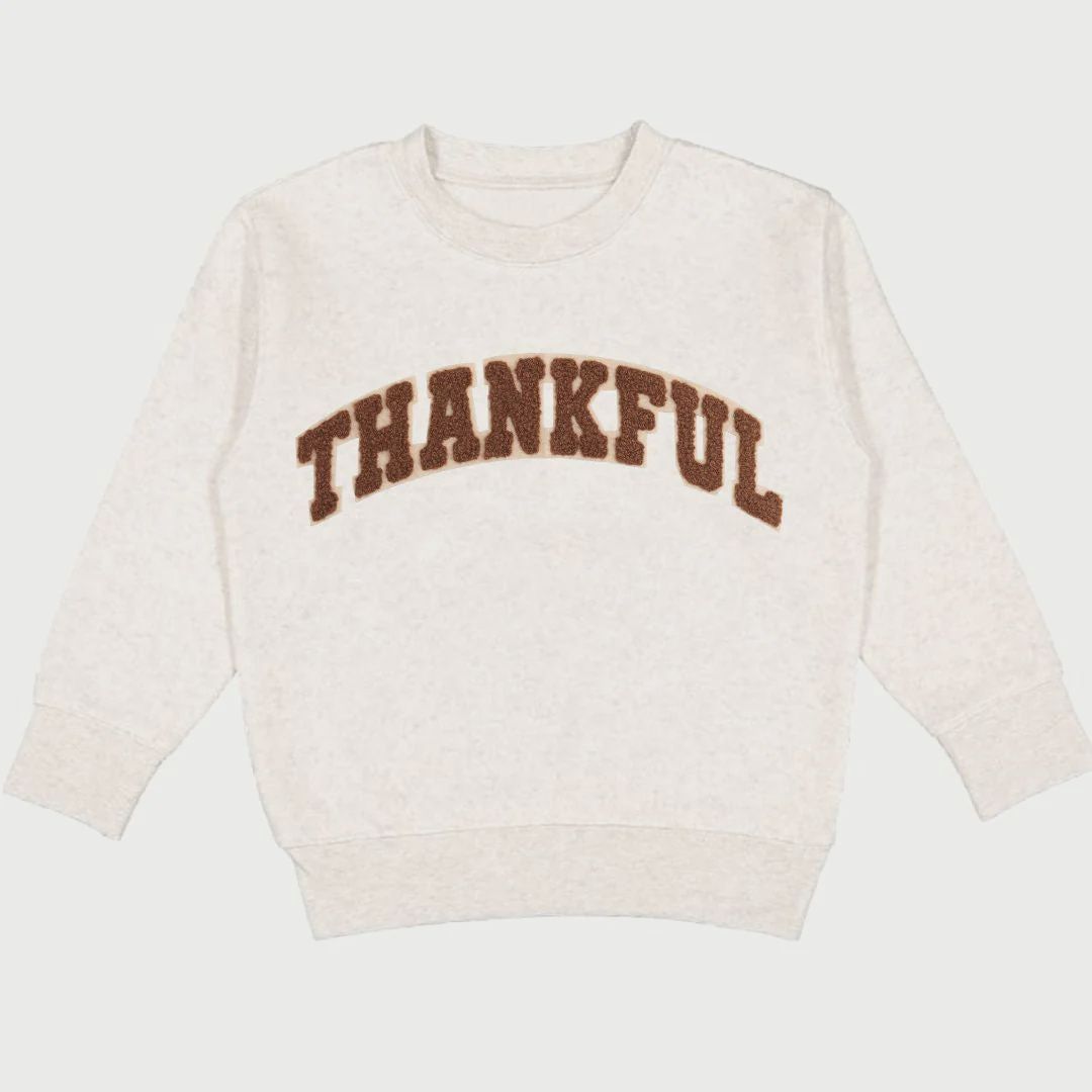 Thankful Patch Sweatshirt