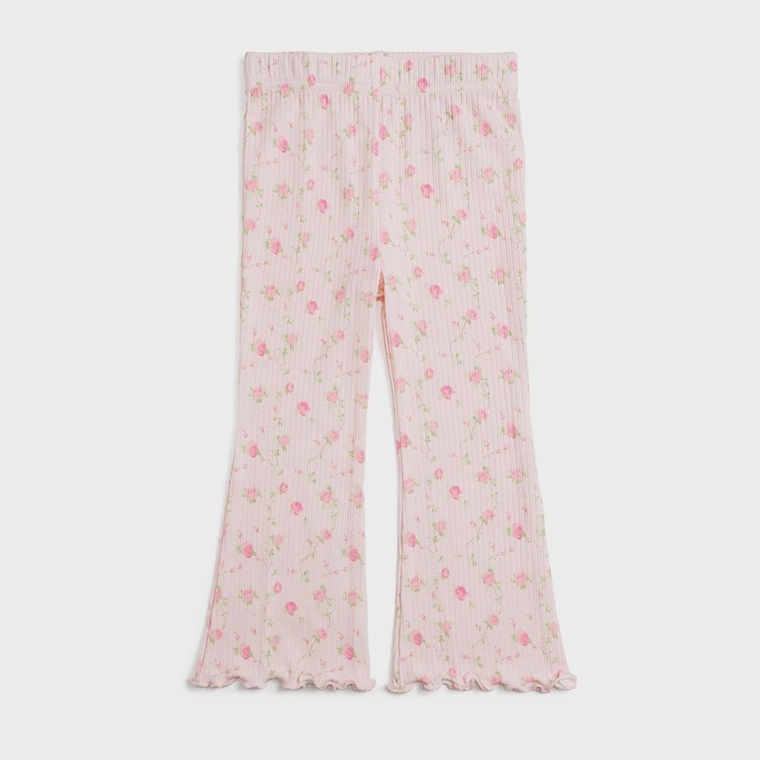 Pink Rose Flare Legging