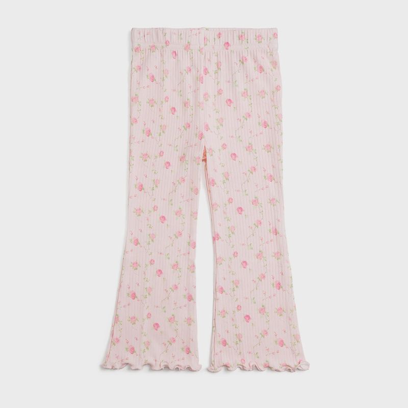 Pink Rose Flare Legging