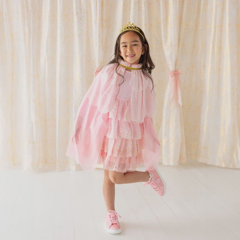 Pink Princess Tiered Cape