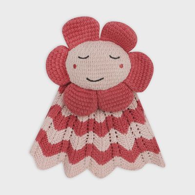 Happy Flower | Organic Baby Lovey Security Blanket