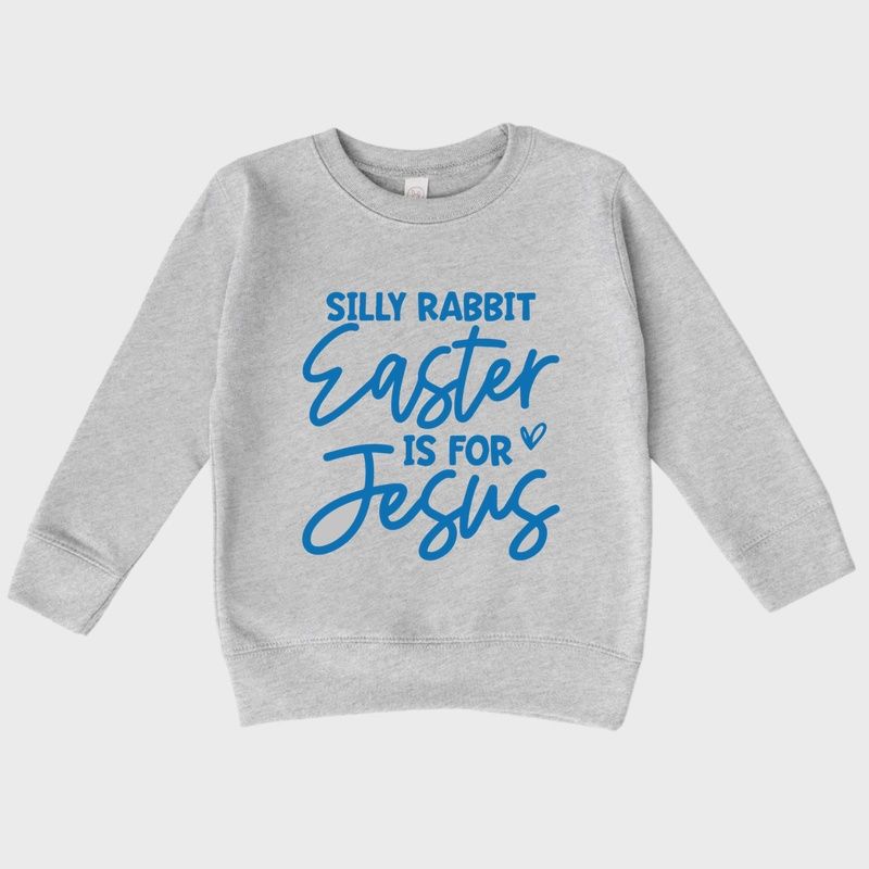 Easter Is For Jesus Boys Sweatshirt