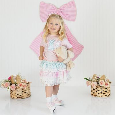 Floral &amp; Lace Tiered Tutu