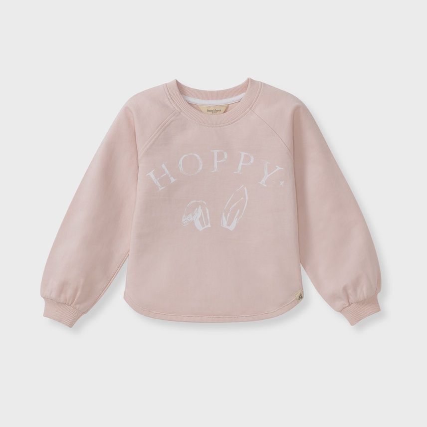 Hoppy Pink Organic Cotton Sweatshirt