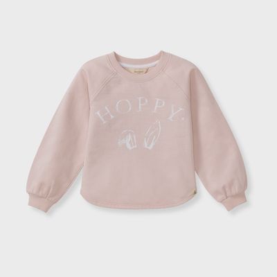 Hoppy Pink Organic Cotton Sweatshirt