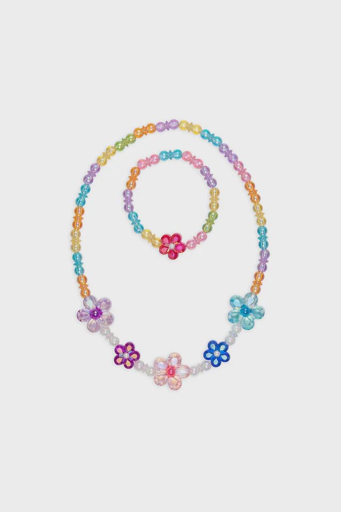 Blooming Beads Necklace &amp; Bracelet SET