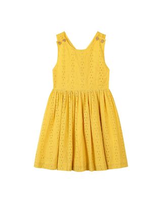 Tilly Dress | Yellow Eyelet