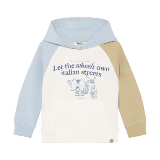 Contrast HOODIE | Vespa, Size: 2y