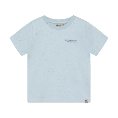 Nappy Backprint T-Shirt | Celestial Blue