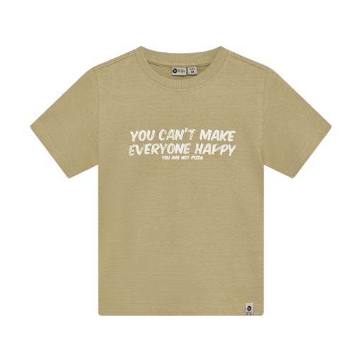 Pizza T-Shirt | Pale Olive Green, Size: 18-24M