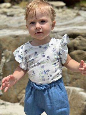 Lucy Baby Shorts | Blue