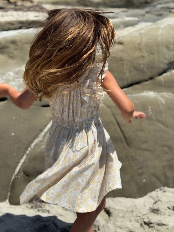 Doris Dress | Yellow Floral