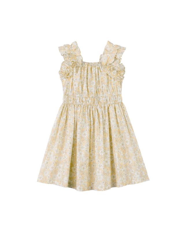 Doris Dress | Yellow Floral