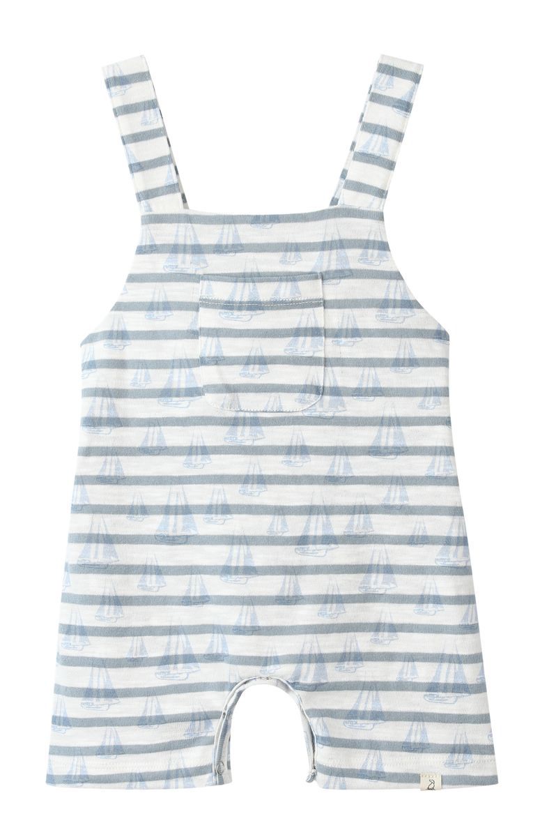Dandy Jersey Overalls | Striped Sailboats