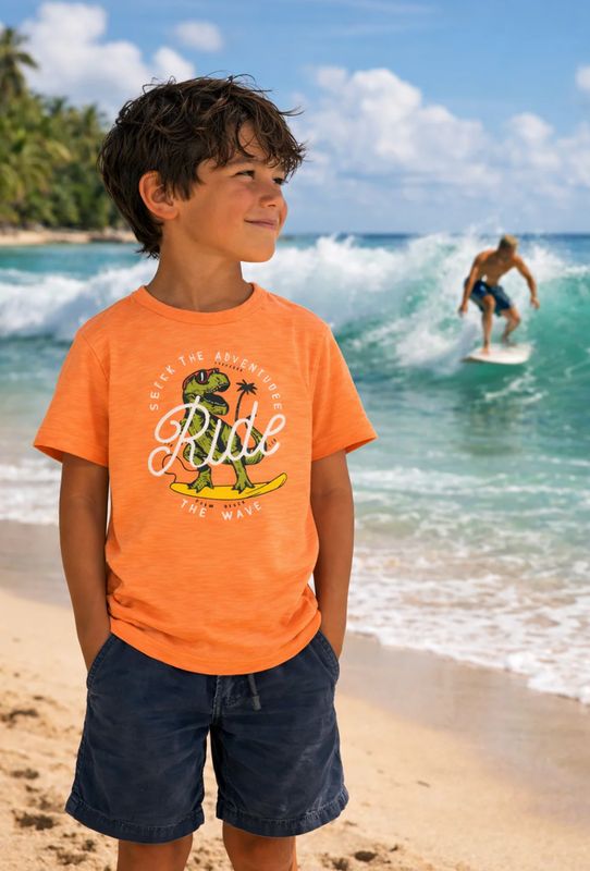Falmouth Printed Tee | Seek the Adventure