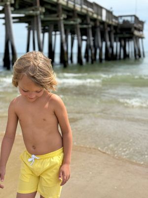 Splash Shorts | Yellow