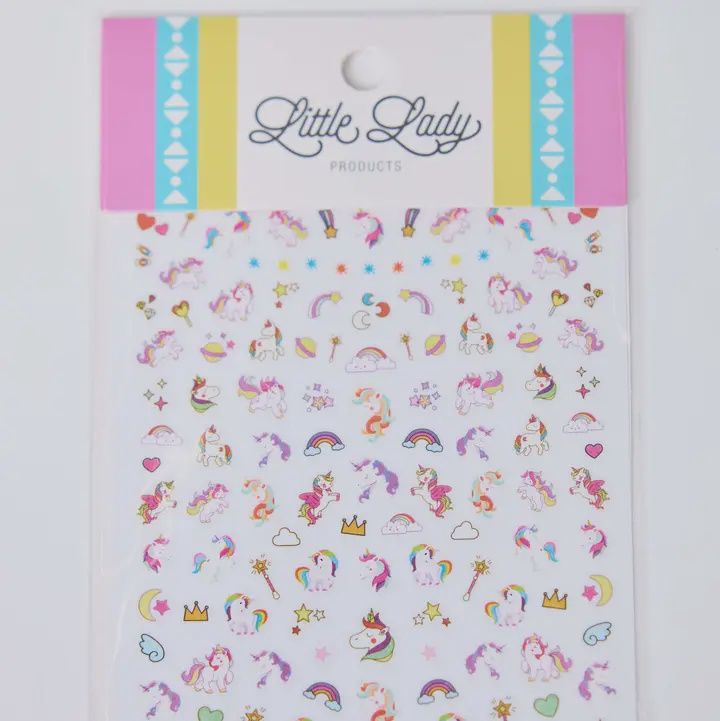 Unicorn Party Nail Stickers