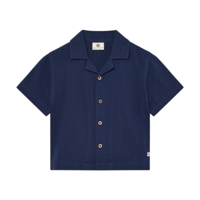 Alexander Muslin Shirt | Medieval Blue