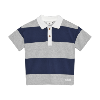 T-Shirt Polo | Light Grey Melange