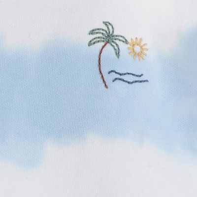 Tie Dye Cozy Tee + Shorts SET (Organic) | Blue
