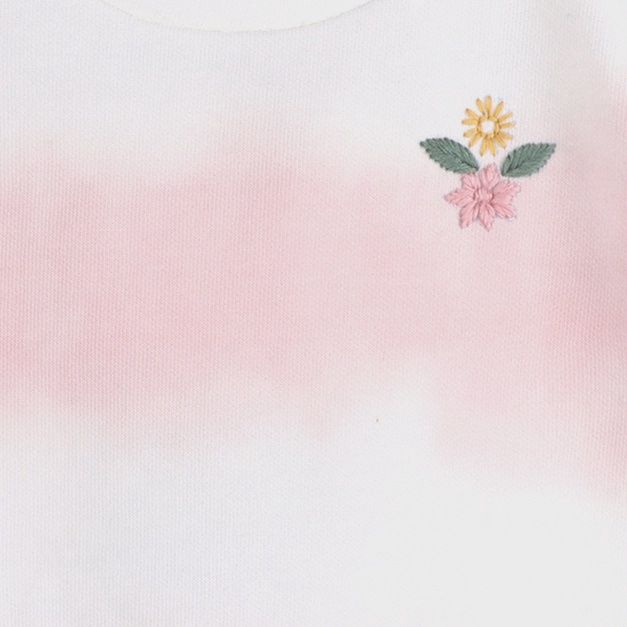 Tie Dye Cozy Tee + Shorts SET (Organic) | Pink