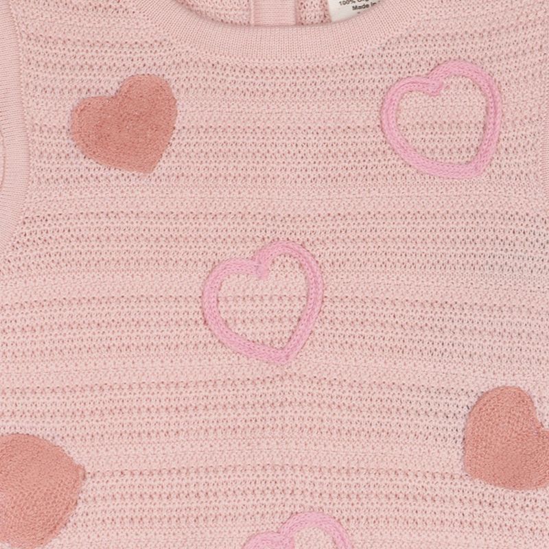 Olivia Hearts Tank &amp; Shorts Set (Organic Cotton)