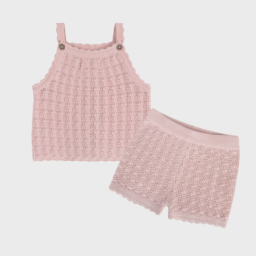 Nyla Textured Tank &amp; Shorts Set (Organic Cotton)