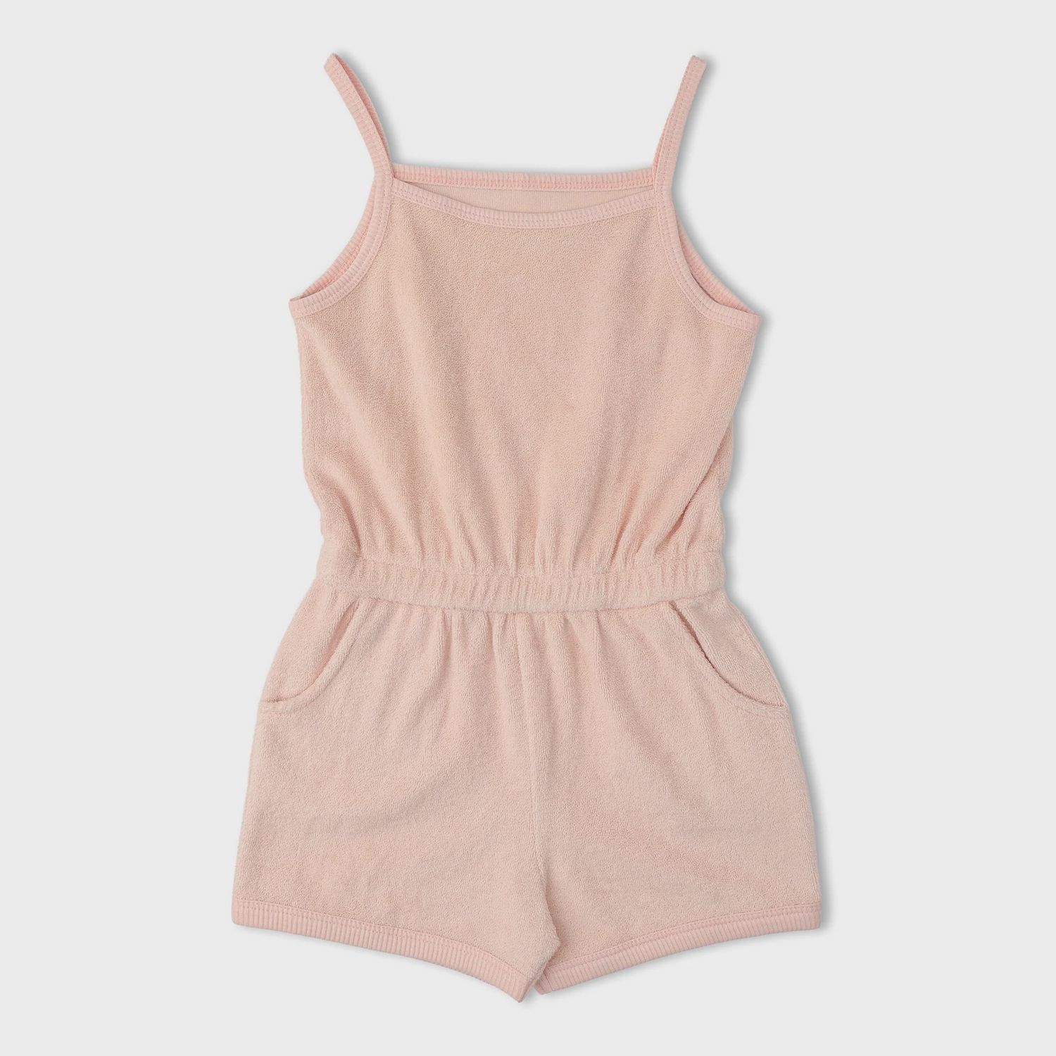 Organic Tank Romper | Blush