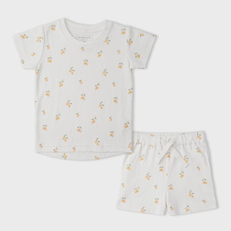 Organic Tee &amp; Shorts Set | Lemons