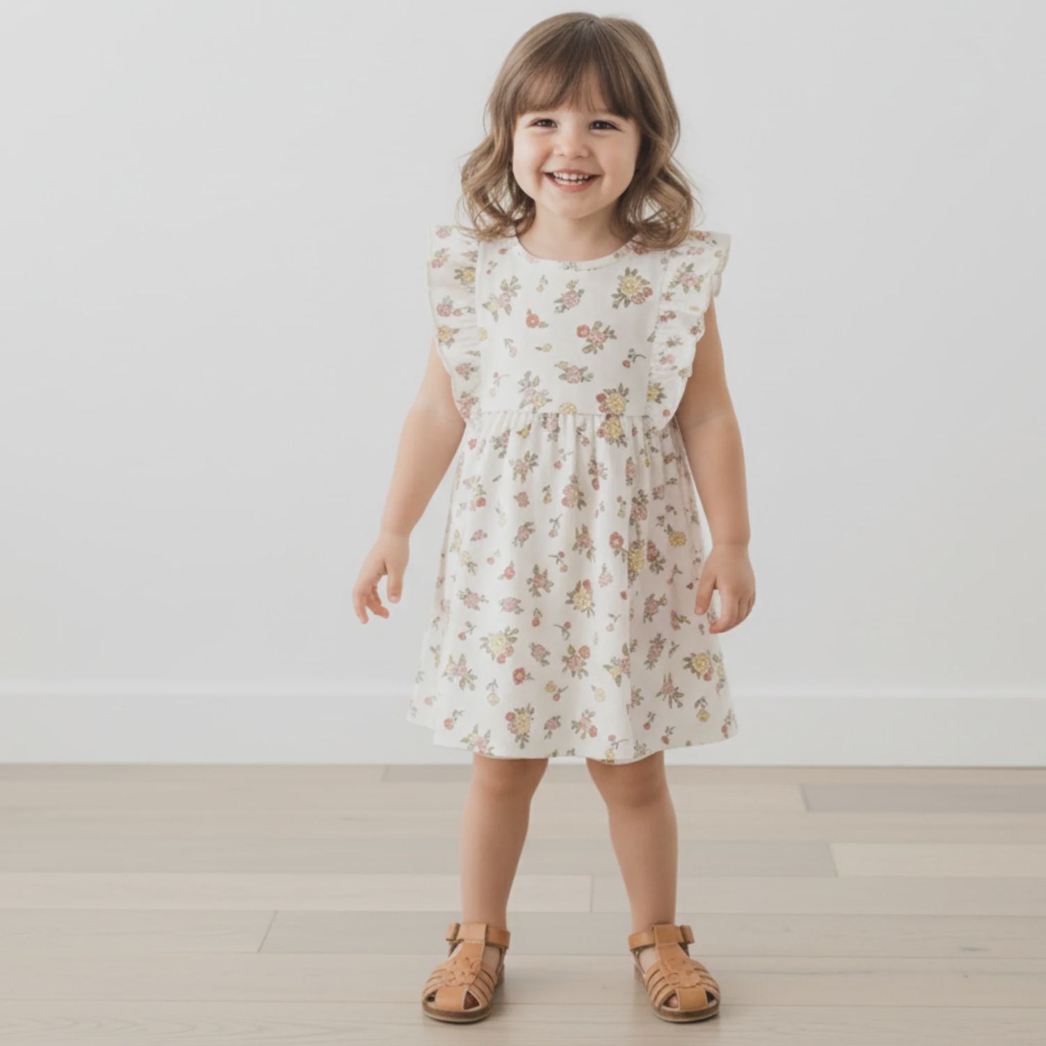 Organic Flutter Dress | Meadow